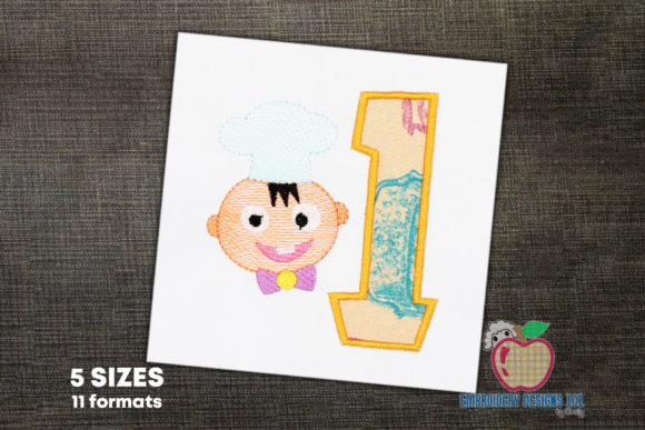A Cook for the Birthday: A Sweet Embroidery Design for Handmade Gifts
