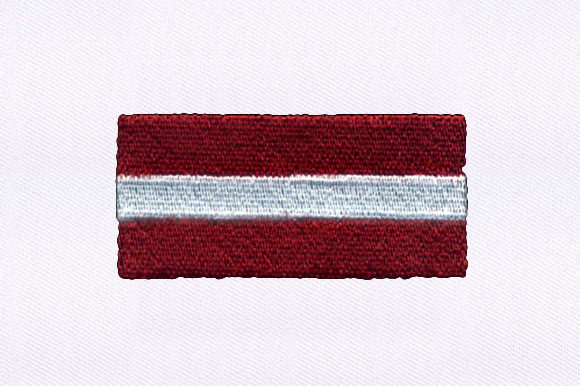 A Designer's Practical Review of the Flag of Latvia Embroidery Design