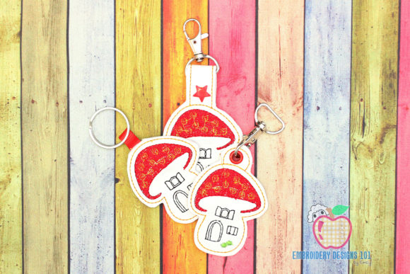 A Professional Review of the Mushroom House ITH Keyfob Embroidery Design