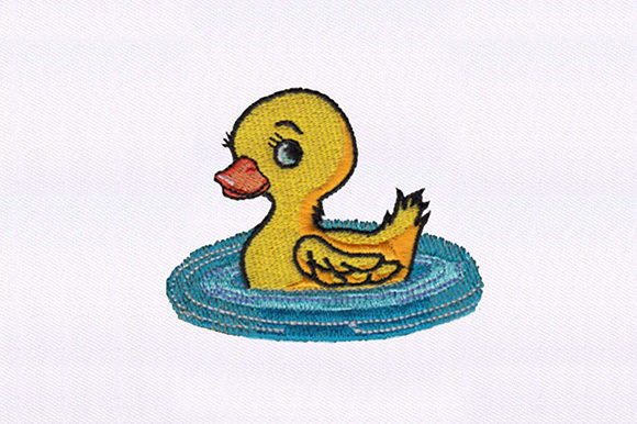 A Review of the Cute Duckling Embroidery Design for Personalized Gifts