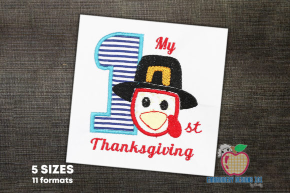 An Embroidery Designer's Review of 1st Thanksgiving Applique