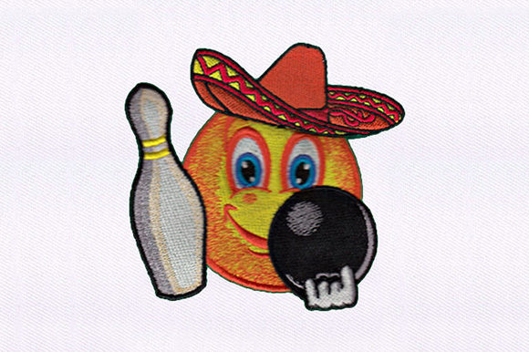 Beyond the Screen: The Bowling Emoji Embroidery Design Review