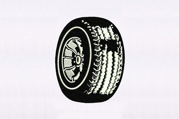 Black Rubber Wheel Embroidery Design Review