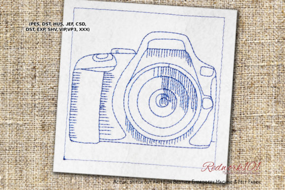 Digital Camera Redwork: A Personal Touch for Modern Keepsakes
