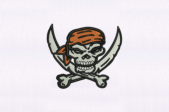 Embroidery Designer's Review: Pirate Skull Cap Design