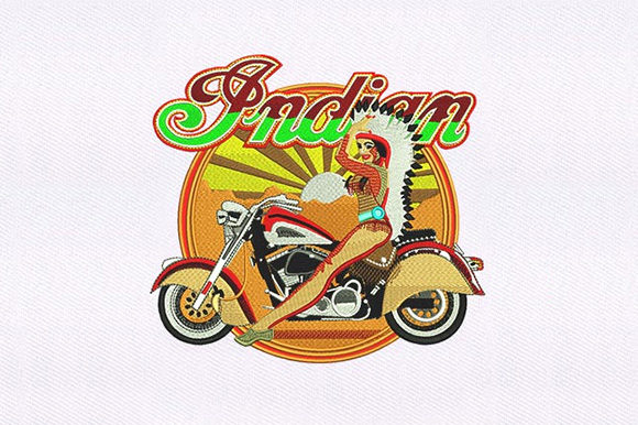 Indian Biker Native Embroidery Design Review