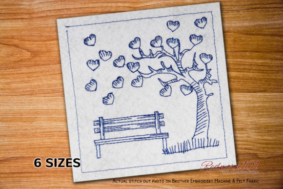 Love Tree with Bench: An Embroidery Designer's Review