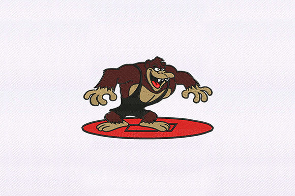 Reviewing the Muscular Gorilla Embroidery Design for Personalized Gifts